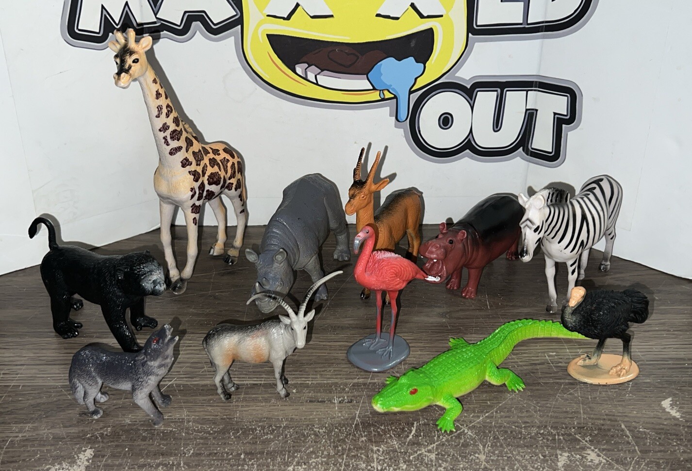 Safari Animals Figures Toys 11 Realistic Wildlife Zoo Animal Figurine Jungle