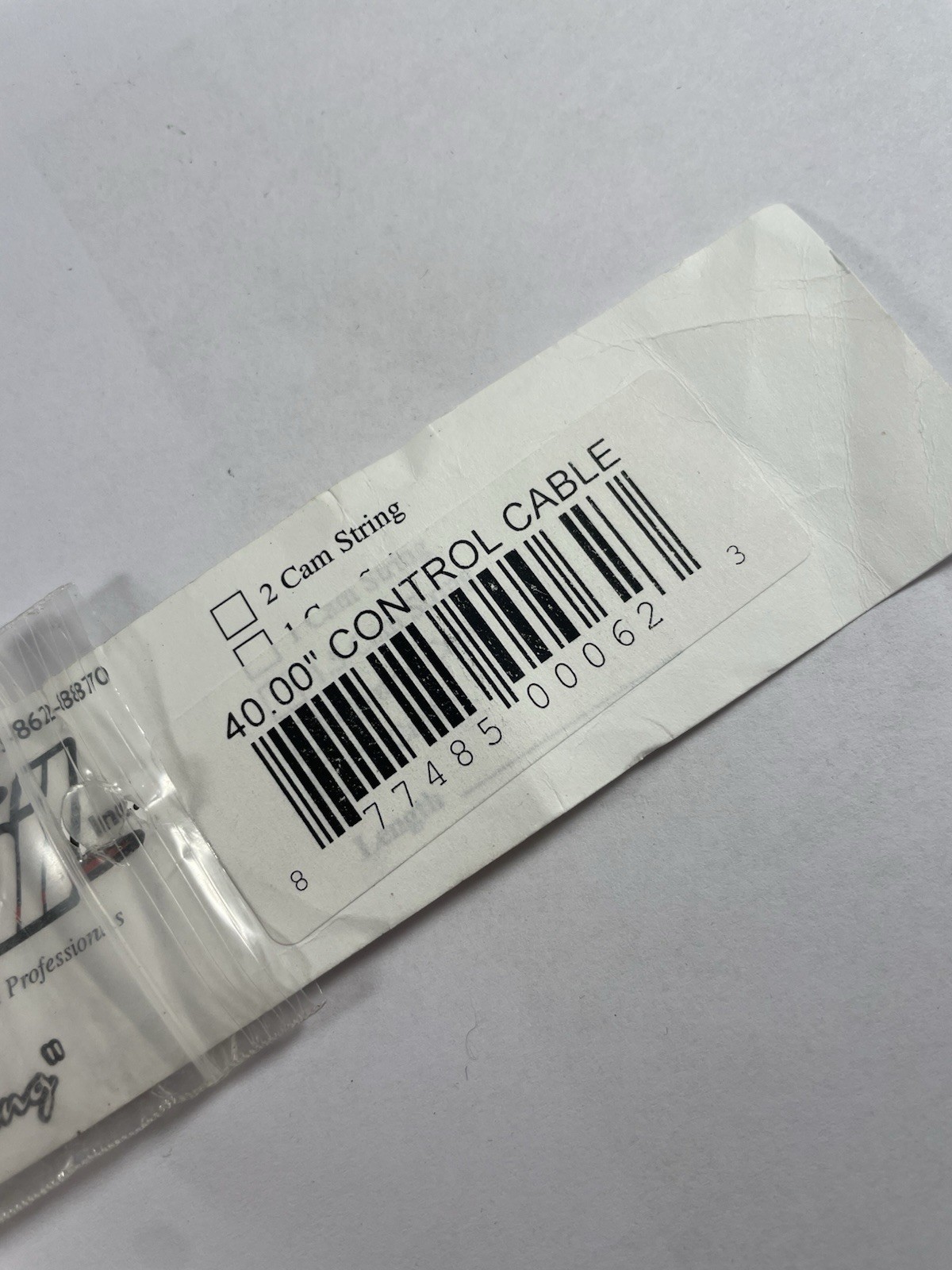 VaporTrail VTX Premium Replacement Control Cable - 40.00”