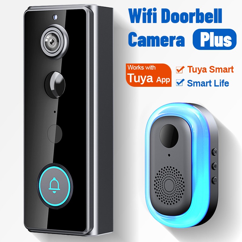 Smart Doorbell Wireless WiFi Intercom Video Camera Door Ring Bell Chime Security