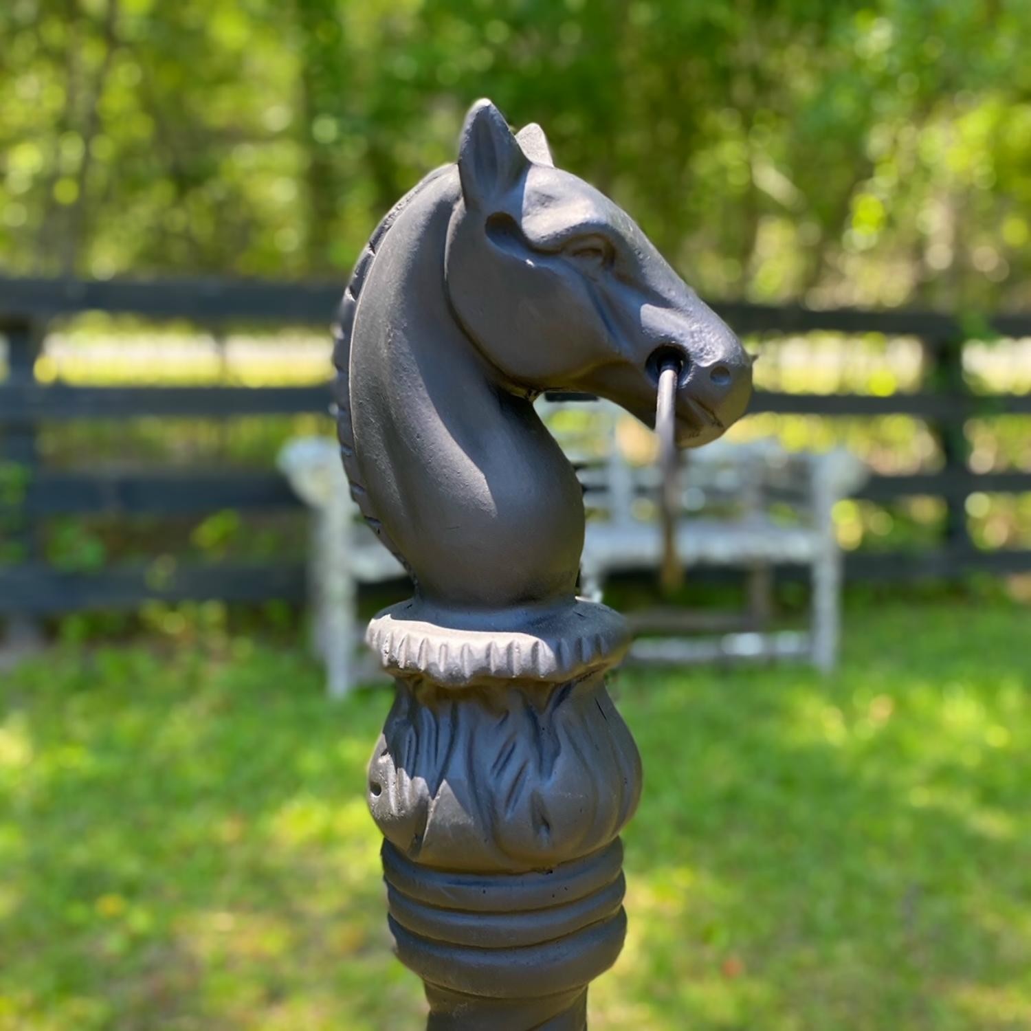 Victorian Style Horse Head Hitching Post