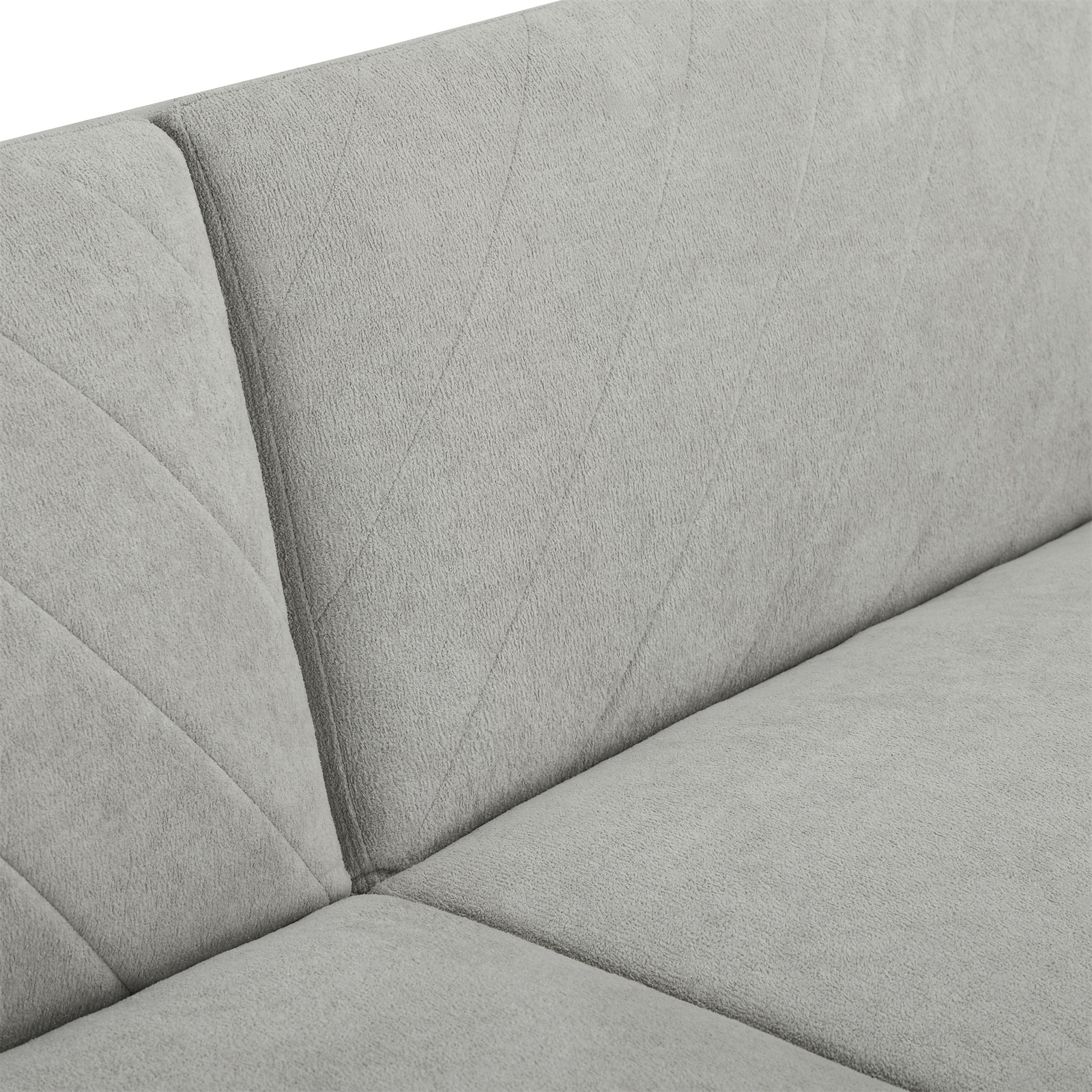 Multi-Functional Futon Sofa Single Bed Sleeper Convertible Couch Foldable Modern