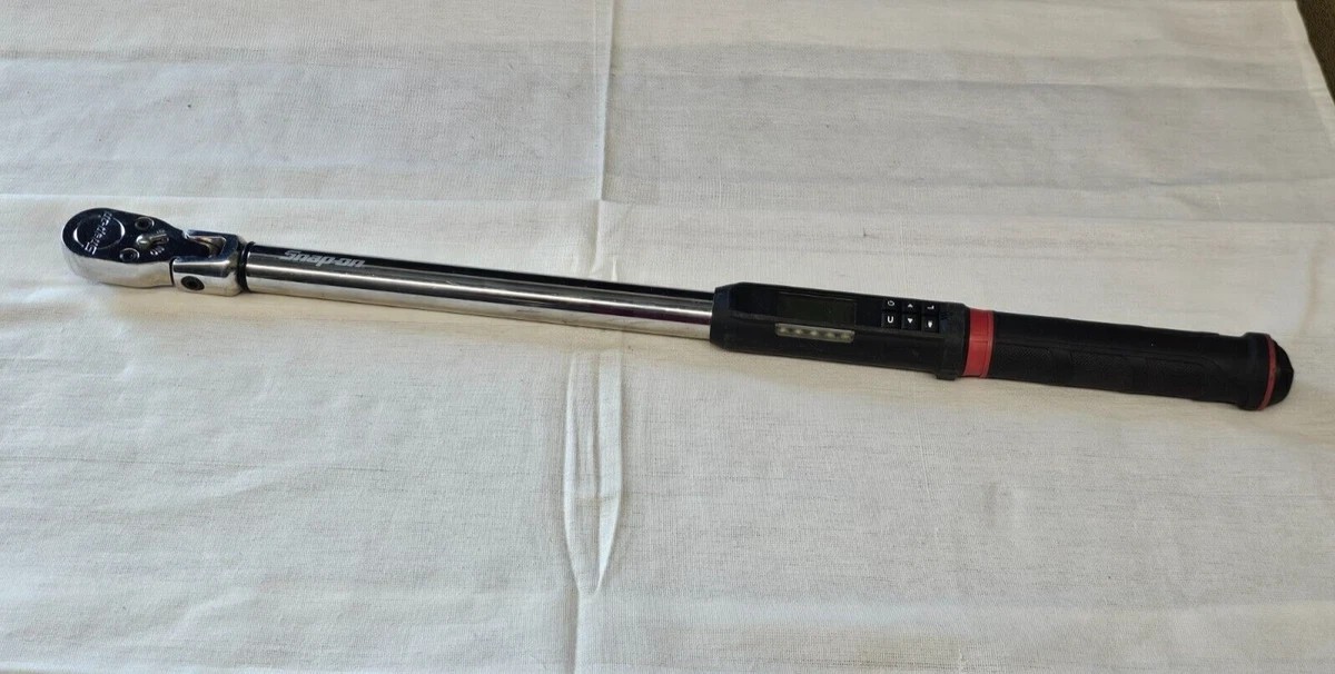 Snap-on ATECH3FR250B 1/2" Drive Digital Flex Ratchet Torque Wrench 12-250 Ft/lbs