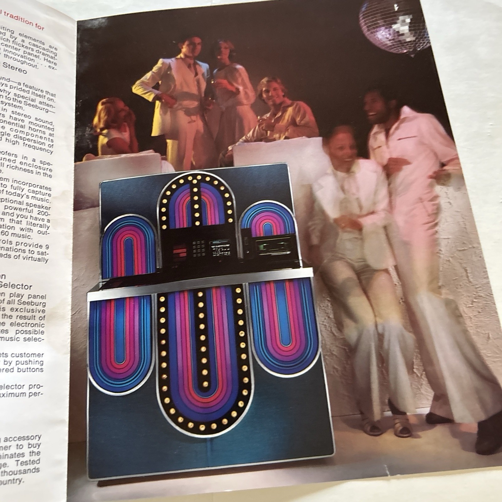 Original Factory Jukebox Seeburg 160 FLYER