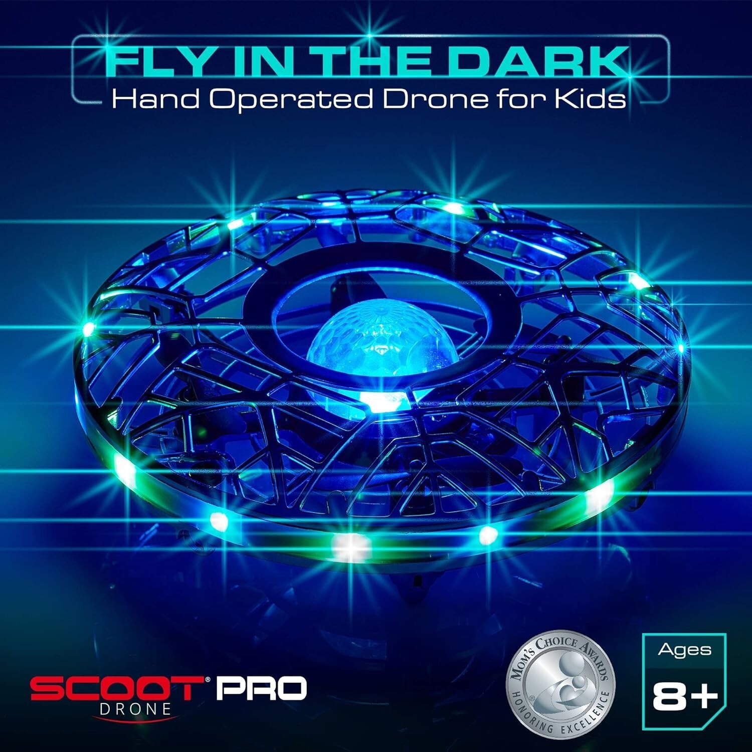 Fun 360 Degree Flip Drone - LED Projection & Obstacle Avoidance for Safe Flying