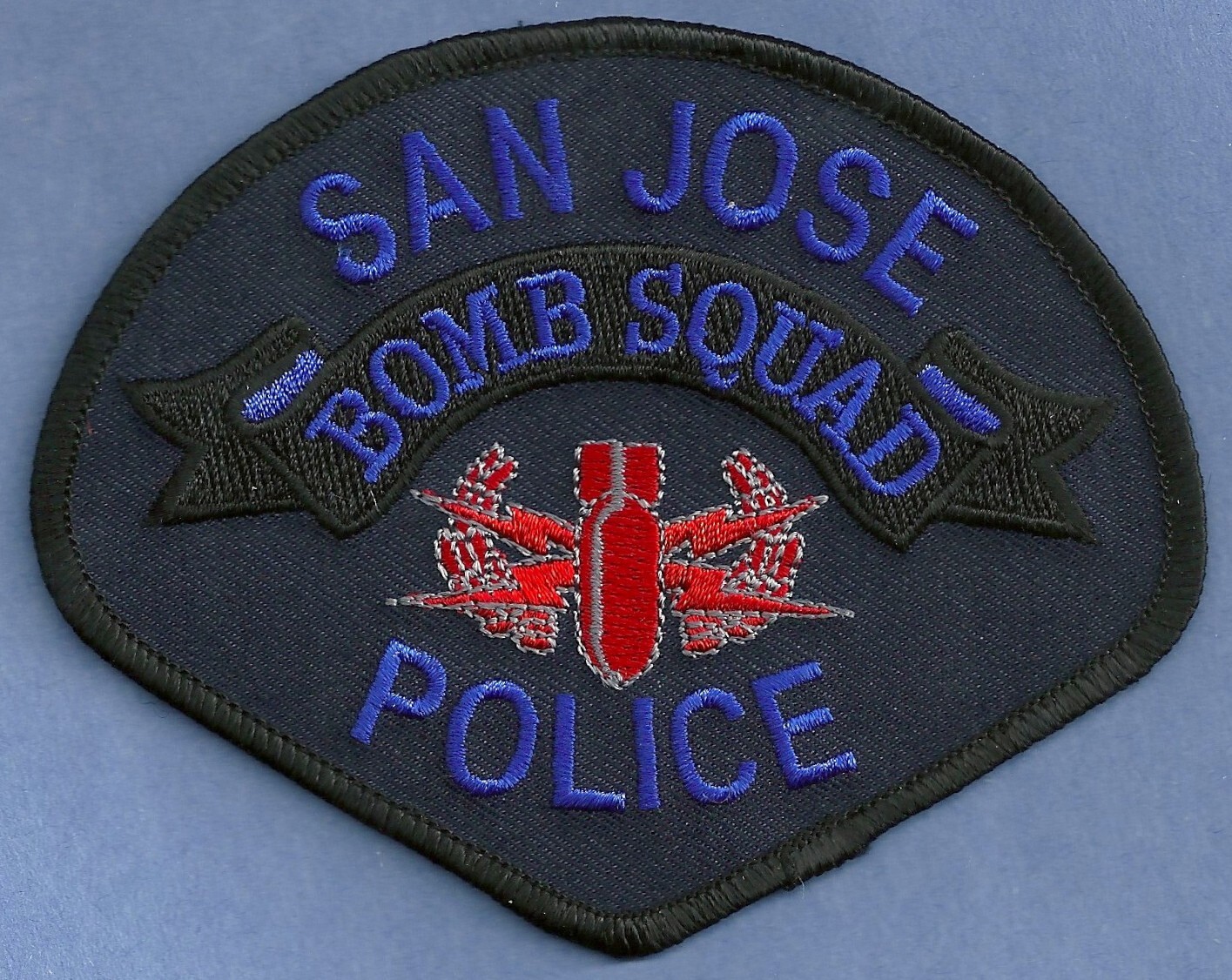 SAN JOSE CALIFORNIA POLICE BOMB SQUAD SHOULDER PATCH