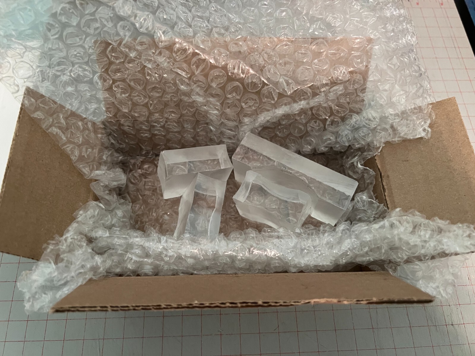 Bicron BC408 / BC412 Plastic Scintillator Scraps