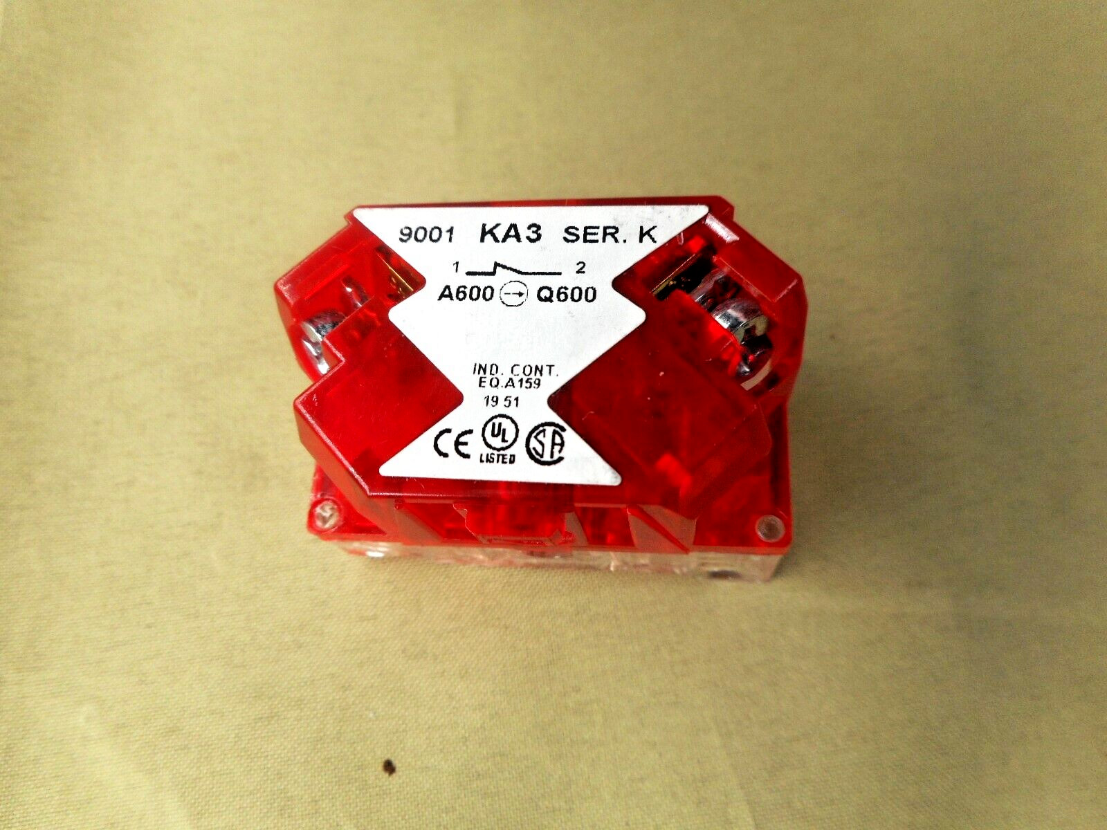 SCHNEIDER 9001KA3 contact block NIB