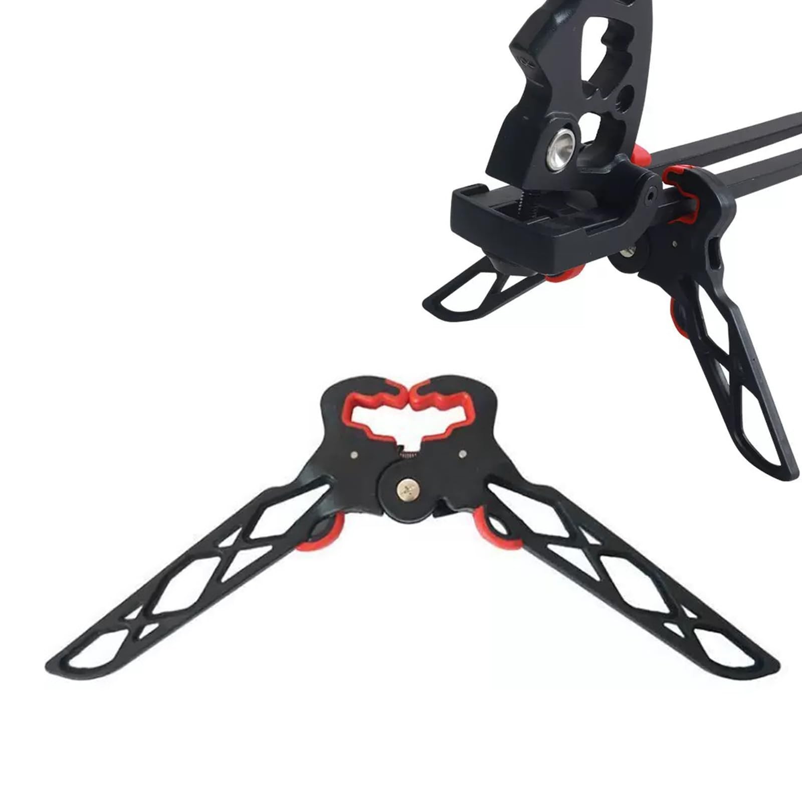 Archery Bow Stand Folding Bow Stands Bow Jack Limbs Clamp Kickstand for Compo...