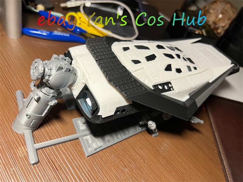 1:64 Interstellar Model Ranger Spaceship 3D Printed Static Model Light-up