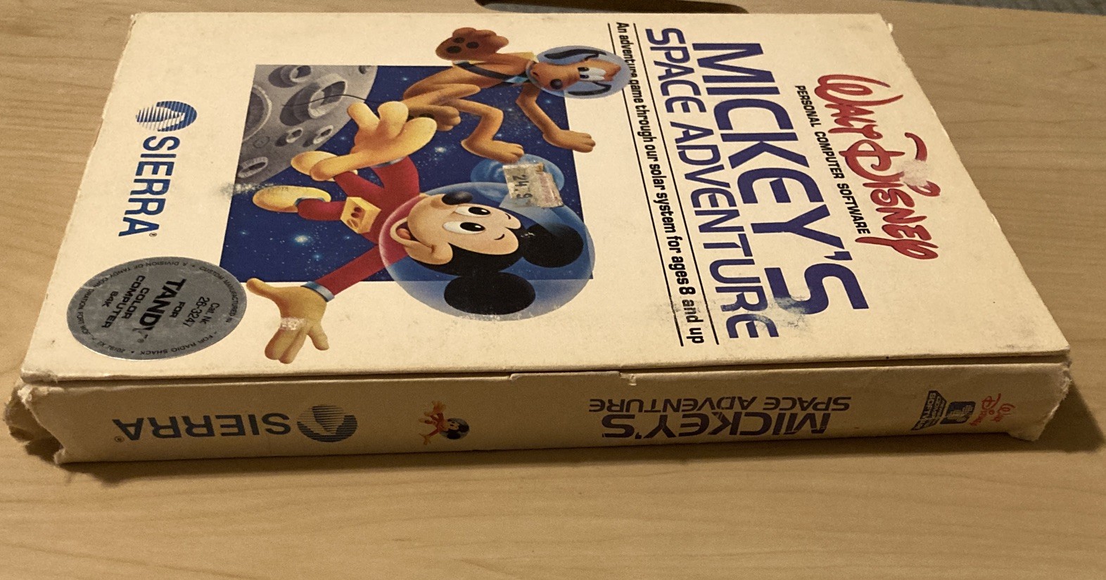 Vintage Tandy Games “Walt Disney Personal Computer Software.”
