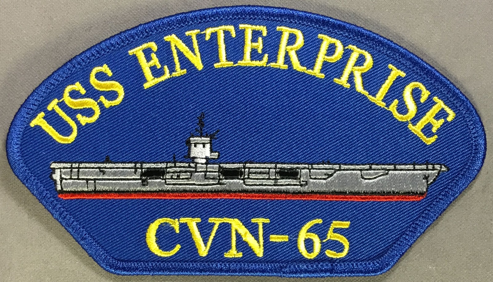USN Navy USS Enterprise CVN-65 licensed hat patch