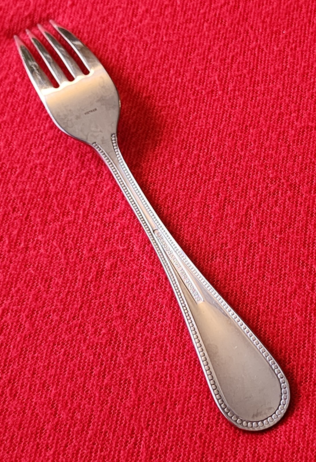 Reed & Barton ELEGANT BEAD Stainless 18/10 Beaded Silverware Flatware U SELECT