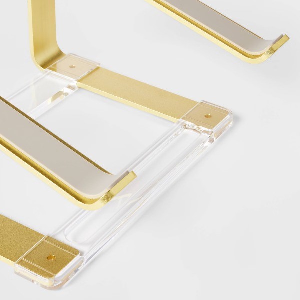 Acrylic Laptop Riser Gold