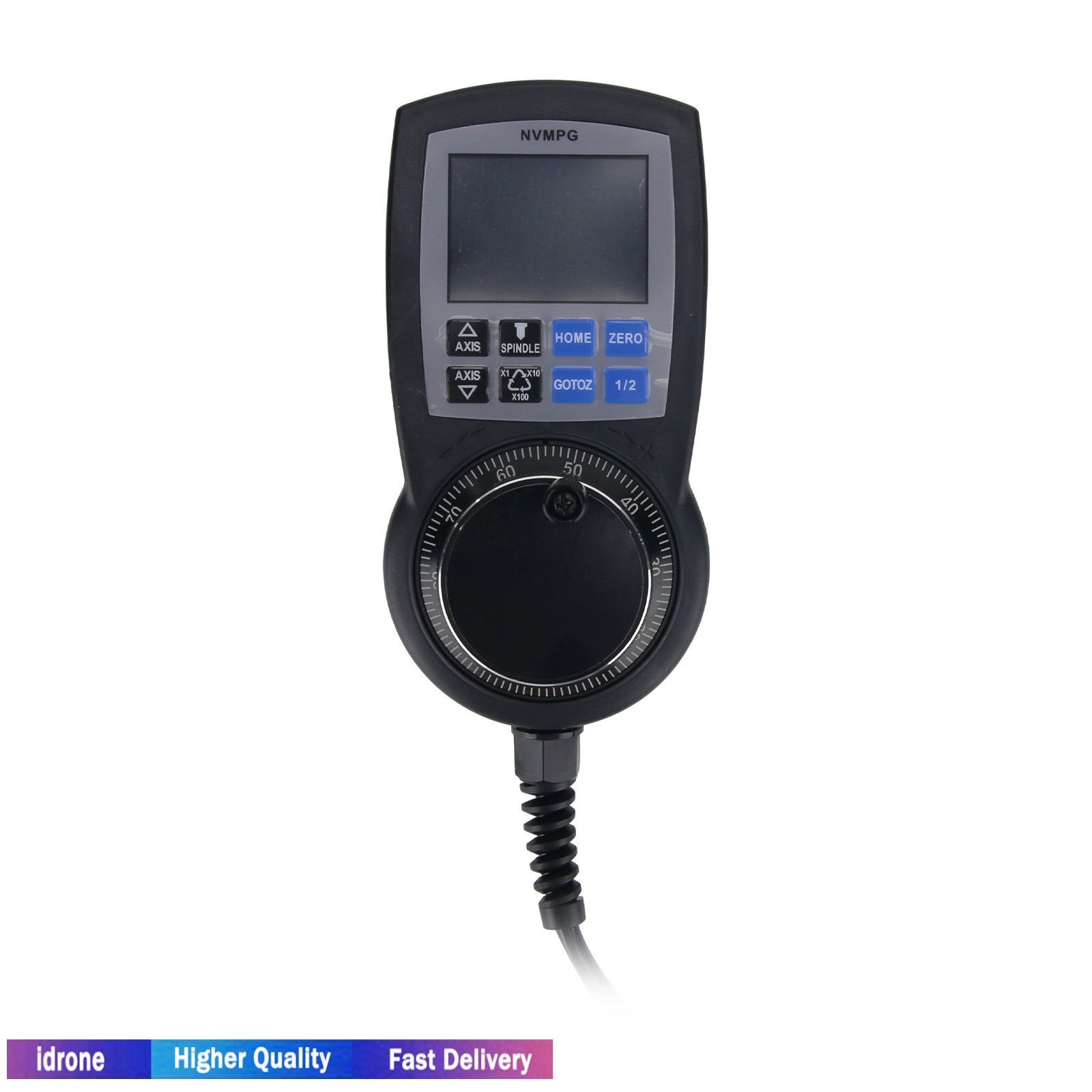 NVMPG CNC Handwheel 6-Axis MPG Manual Pulse Generator High Performance + Display