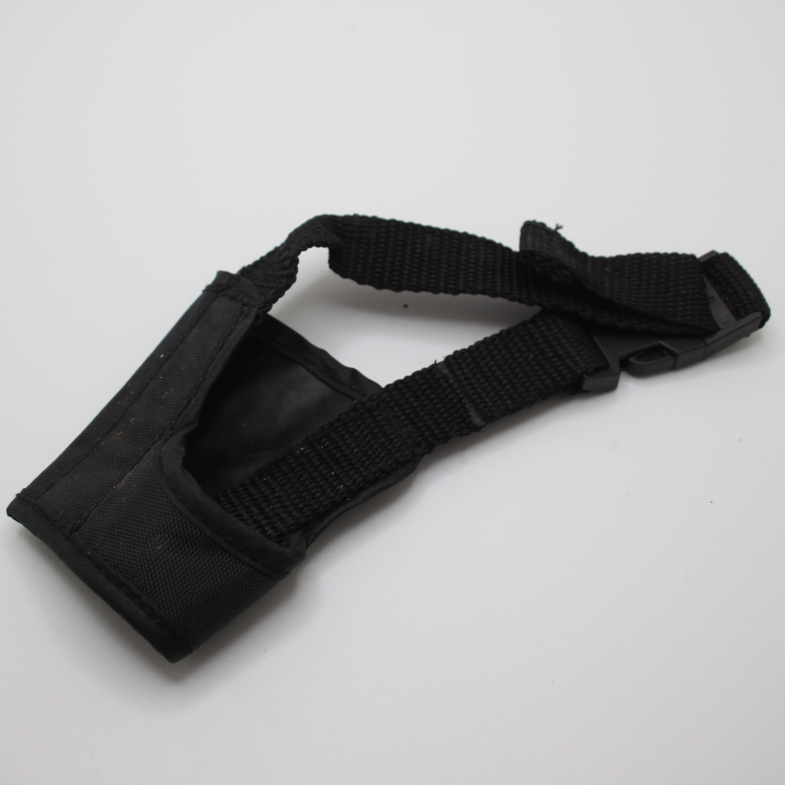 Dog Muzzle for small dog Adjustable Black Nylon Breathable Comfort Training Tool