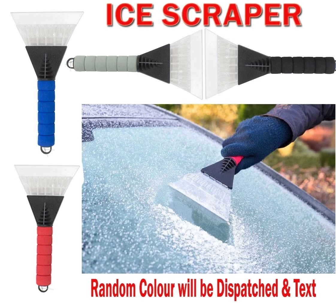 1Pcs Ice Scraper Heavy Duty Soft Handle Car Van Windscreen Snow Remover Tool