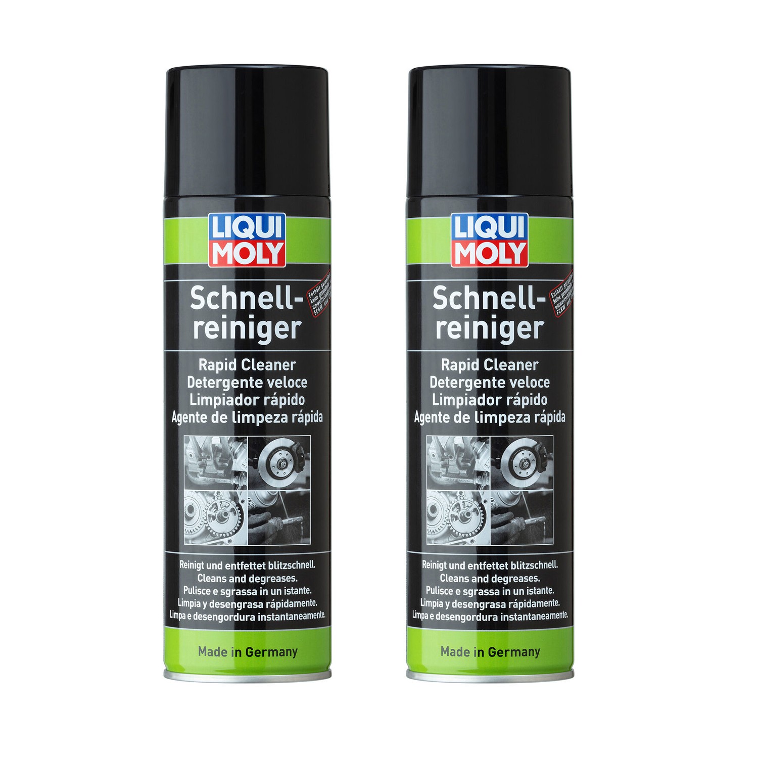 2 x Liqui Moly 3318 quick cleaner 500 ml cold cleaner brake cleaner cleaner
