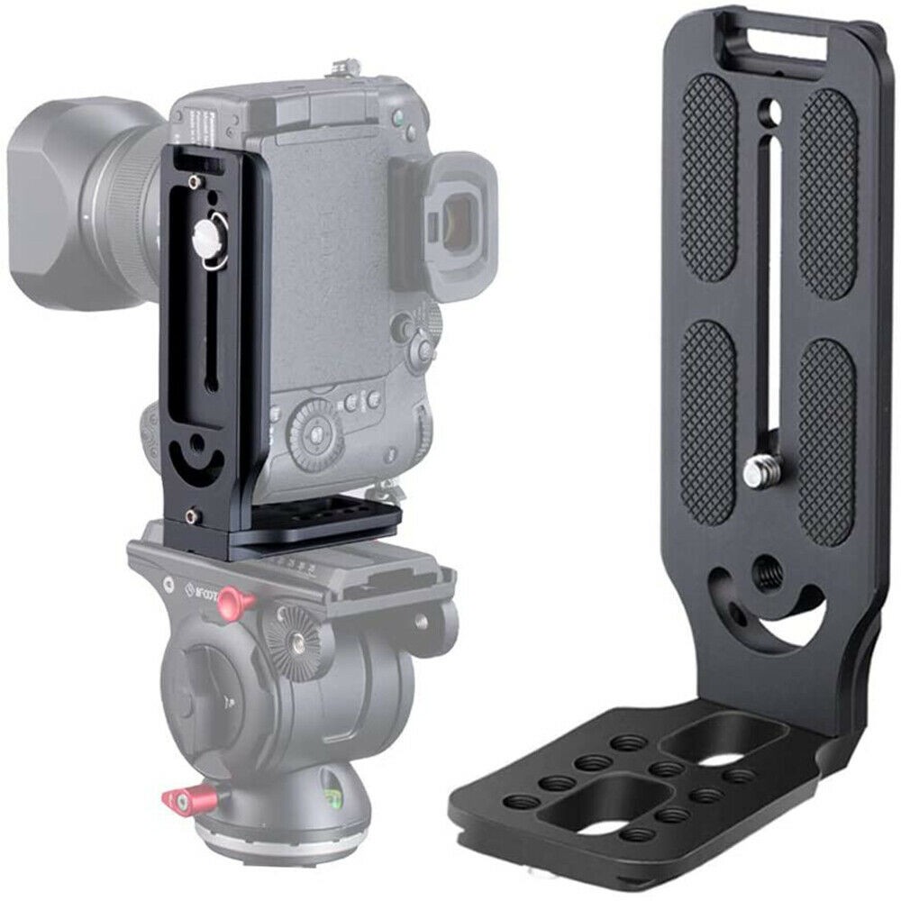 Camera L Bracket Vertical Horizontal Switching Tripod Head Quick Release Plate