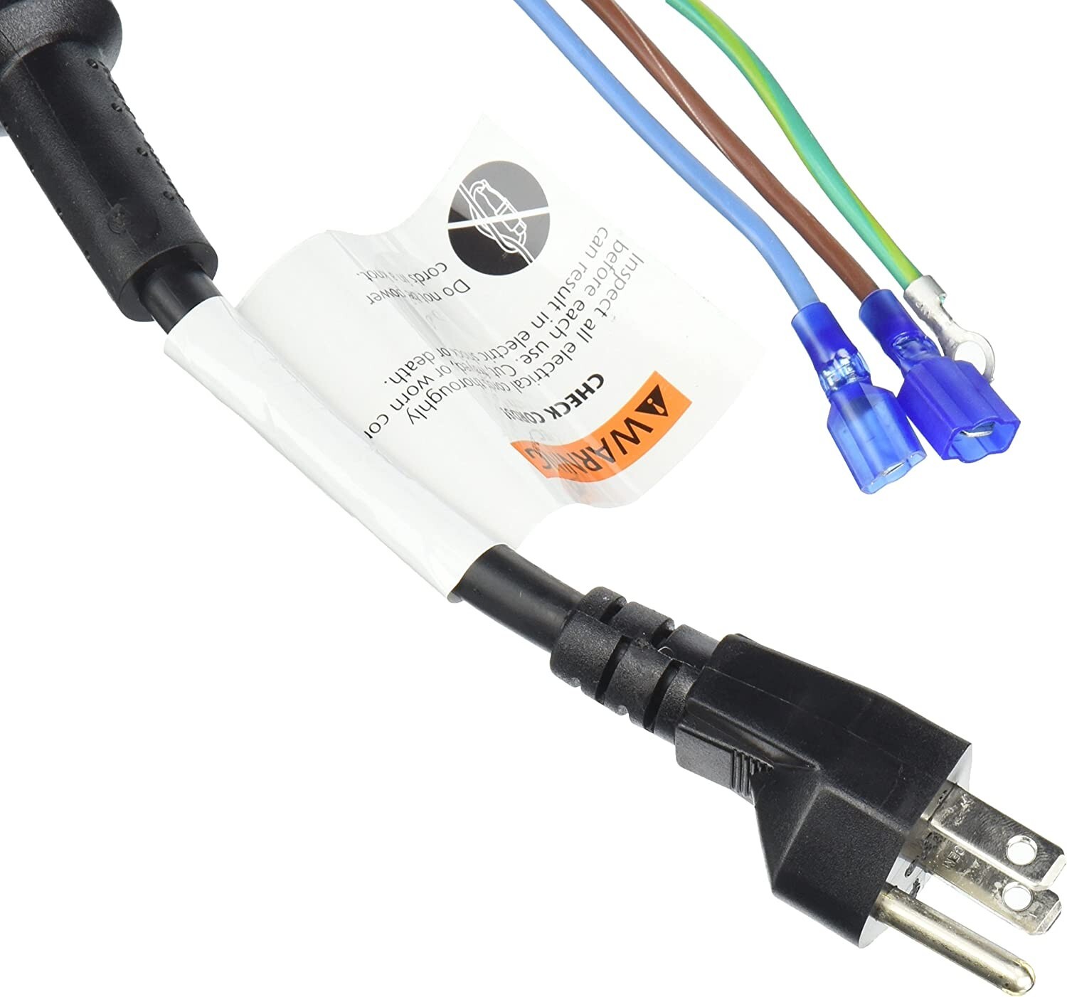 ProTeam 100641 Backpack Vacuum Power Cord 3-Wire 10" Super Coach OEM