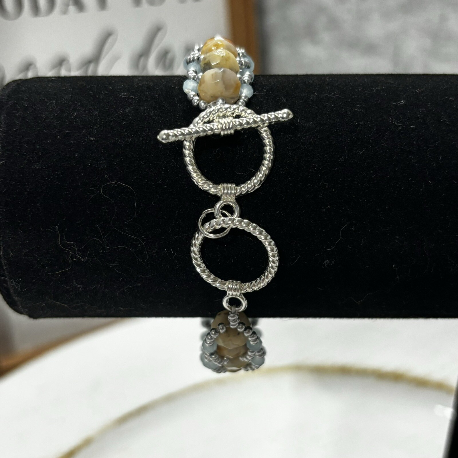 Handmade Flat Spiral Bracelet