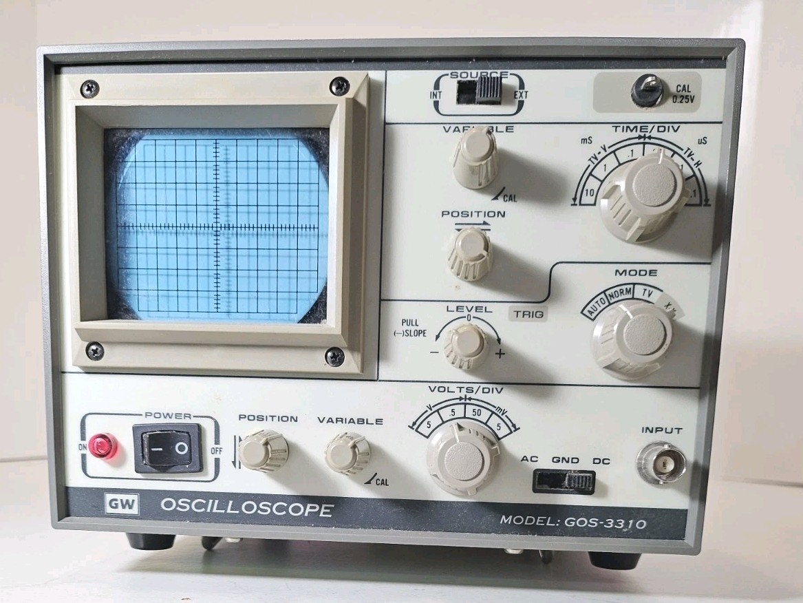 GW Oscilloscope GOS-3310 Probe Kit Complete New Open Box Tested