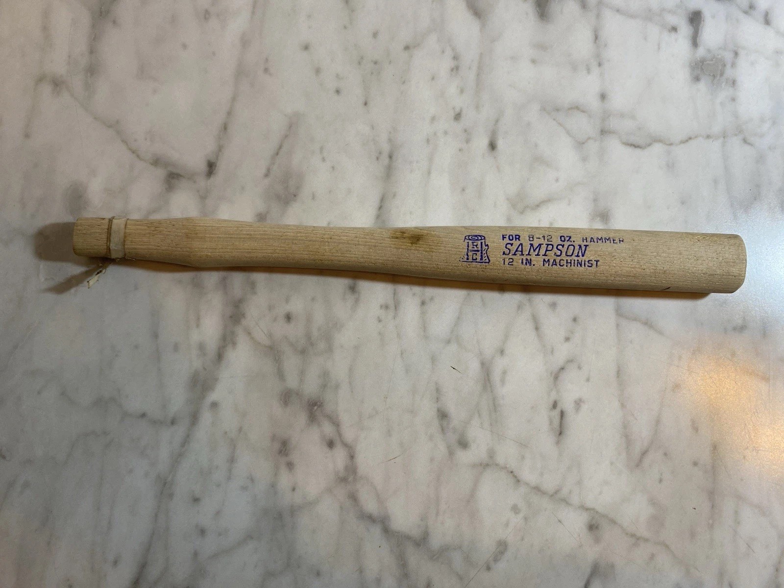 Vintage Sampson 12 IN. Machinist Hammer Handle Replacement For 8-12oz