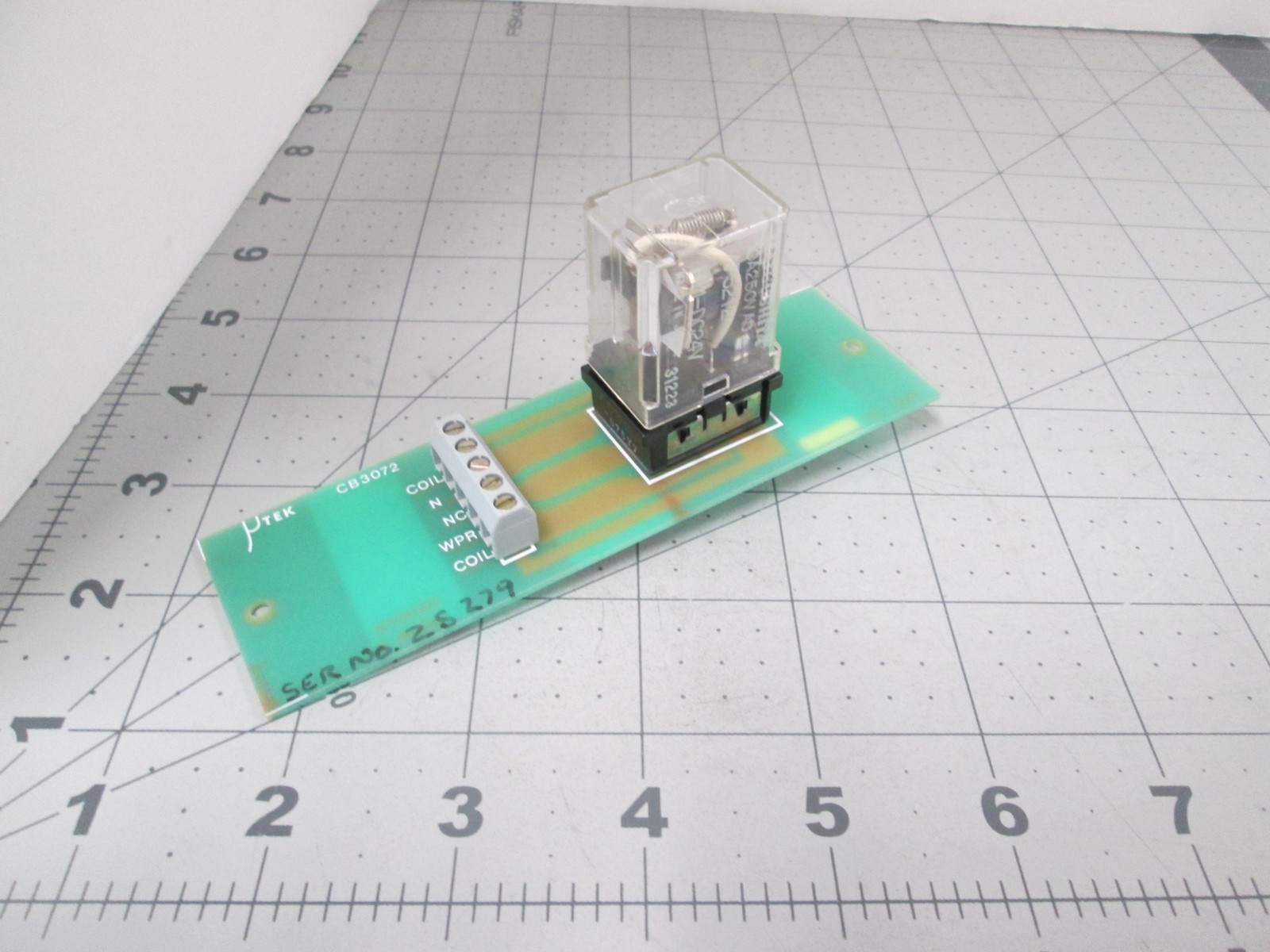 UTEK, A43072, Table Relay, PCB Assy w/ Relay, New