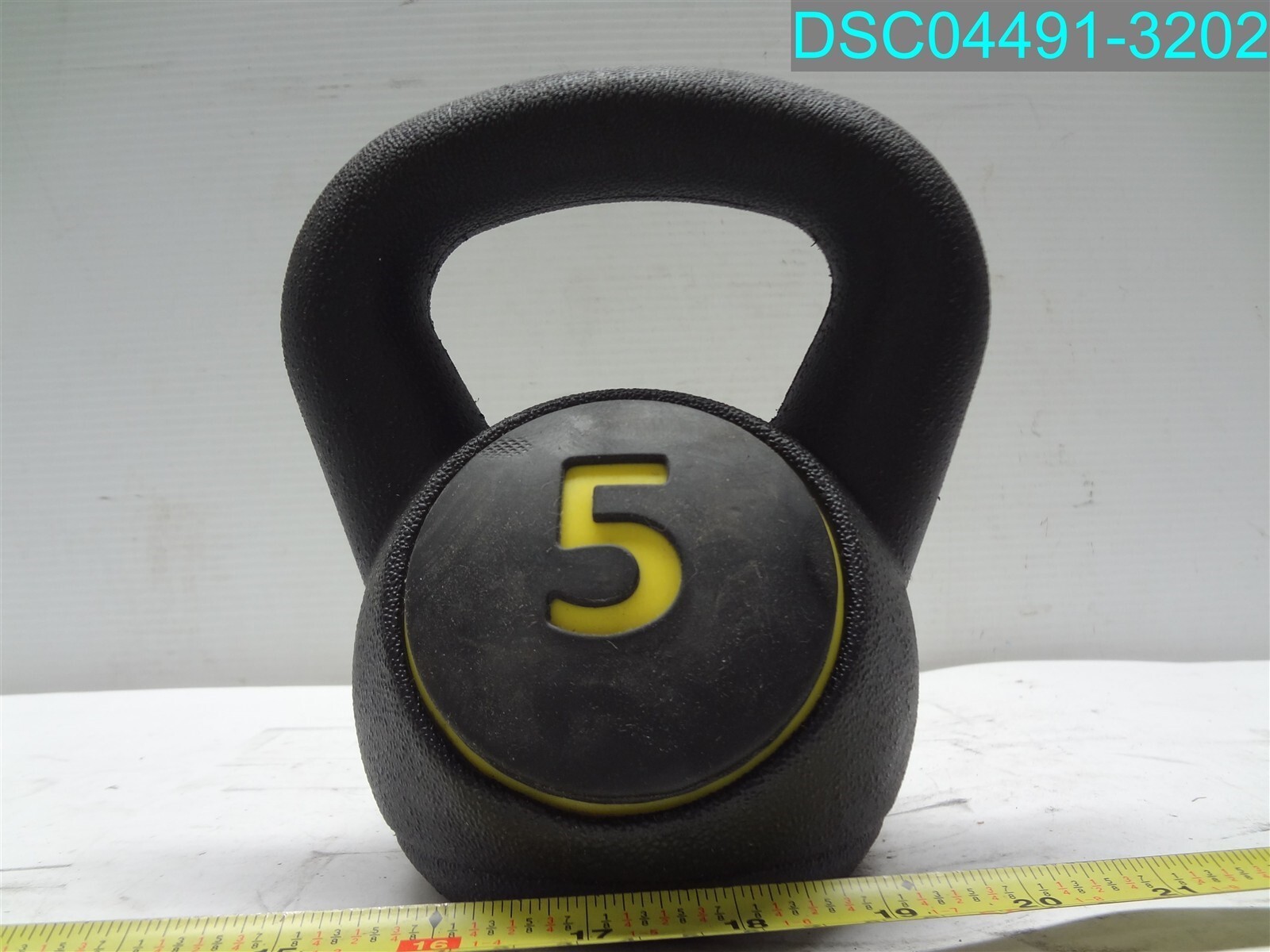 POWERT Kettlebell Weight 5 LB Black And Yellow