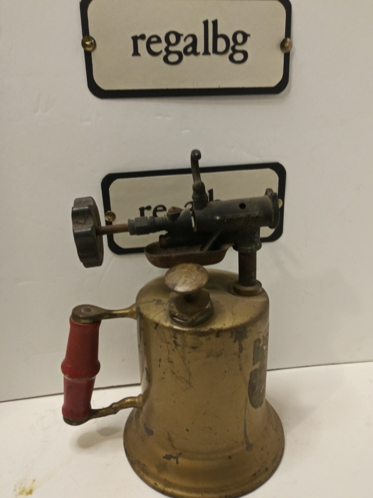 Brass Blow Torch Antique Kerosene Blow Torch 10" Tall (T)...