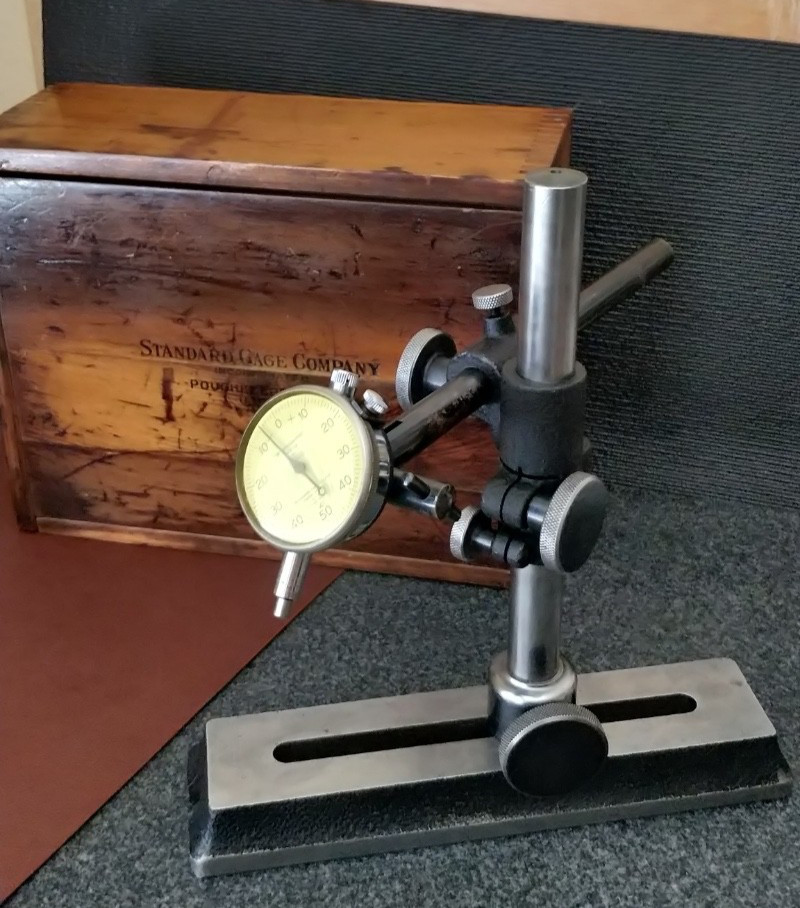 RARE Standard Gage Co Model 125  universal surface gage complete in box