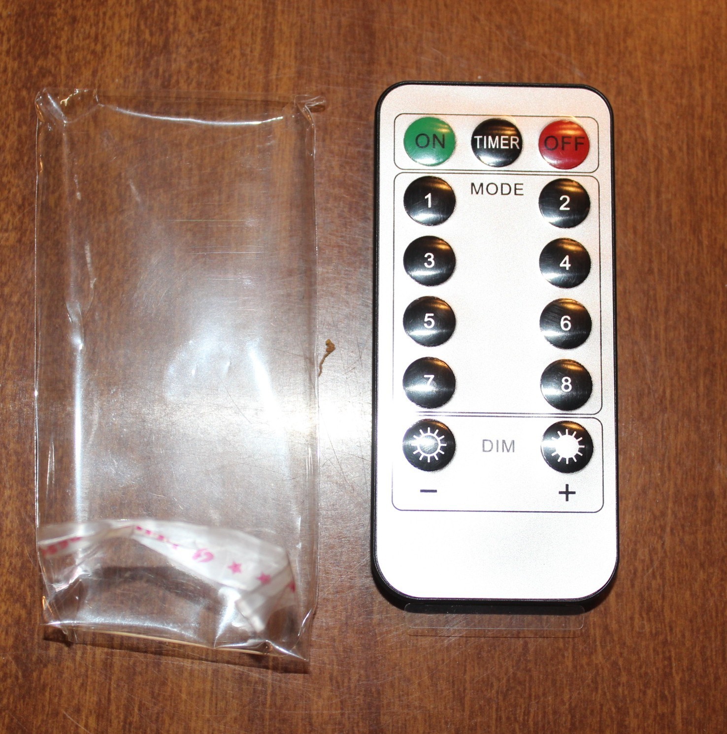13 Button LED Dim Mode Timer On Off CR2025 Replacement Remote Control w/Battery