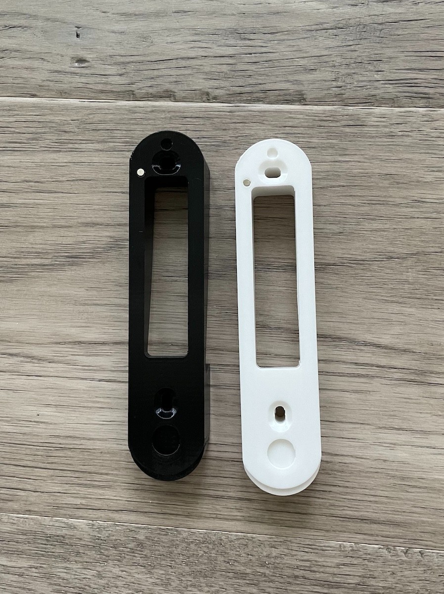 Google Nest Doorbell (Battery) Siding Mounts (with Built-In Mounting Bracket)