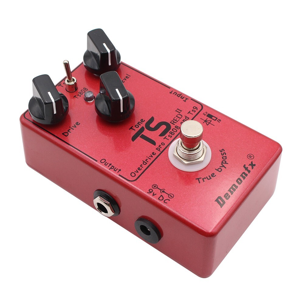 Demonfx TS II Red TS9 or TS808 OD options Internal Mode Switch Fast U.S. Ship