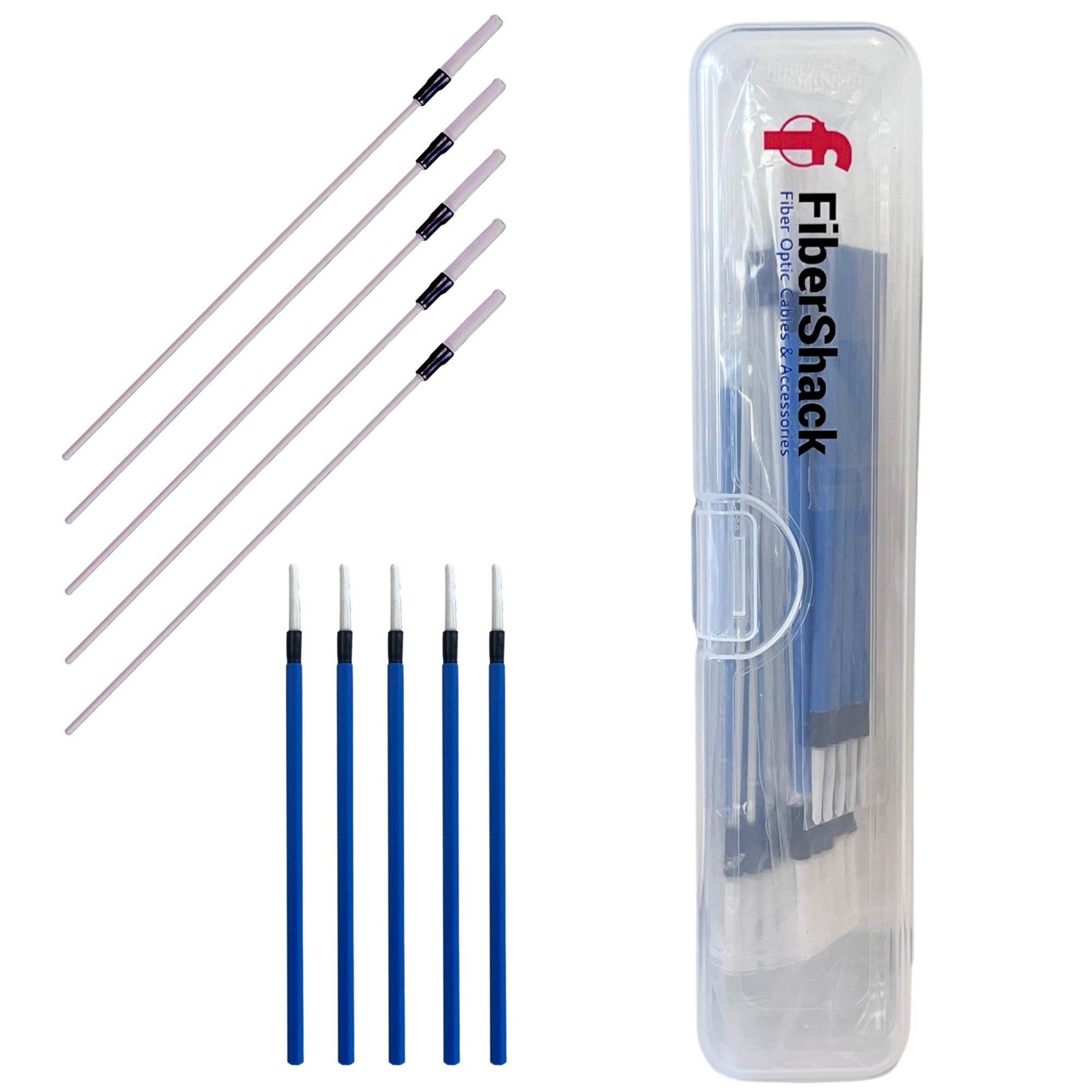- Fiber Optic Cleaning Sticks - 30 Pack - Universal 1.25mm & 2.5mm Individual...