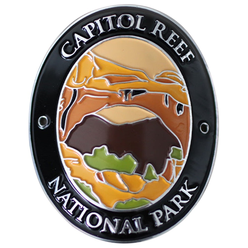 Capitol Reef National Park Walking Stick Medallion Utah Hiking Collectors Badge
