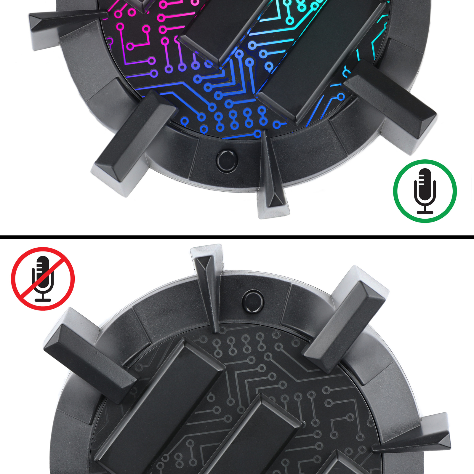 ENHANCE Microphone for PC with USB Plug, Mute Button Compatible with PC, PS5