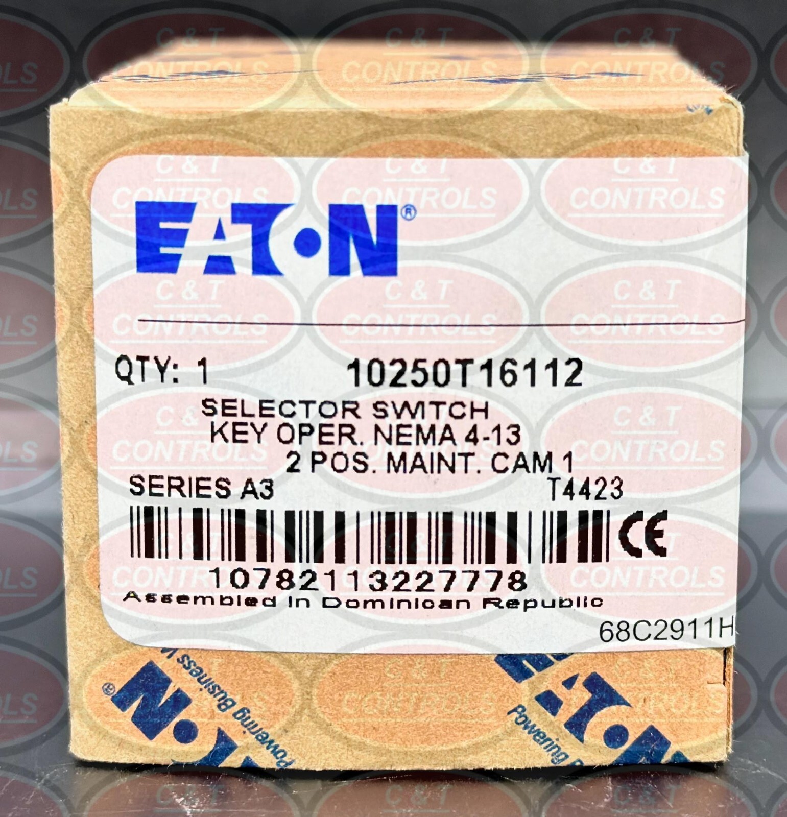 Eaton 10250T16112 2-Position Key Oper. Selector Switch New In Box USA Stock
