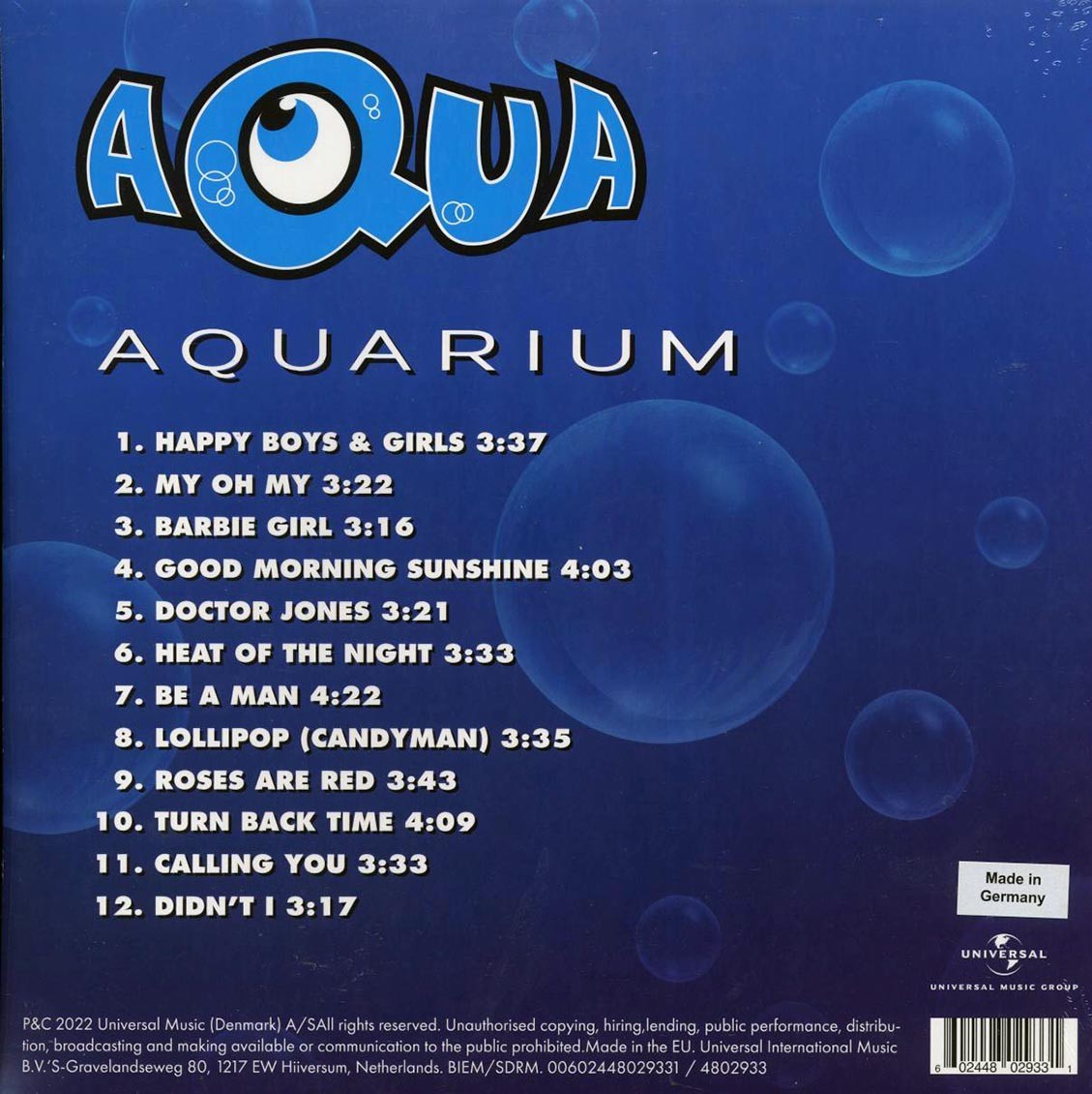VINYL Aqua - Aquarium