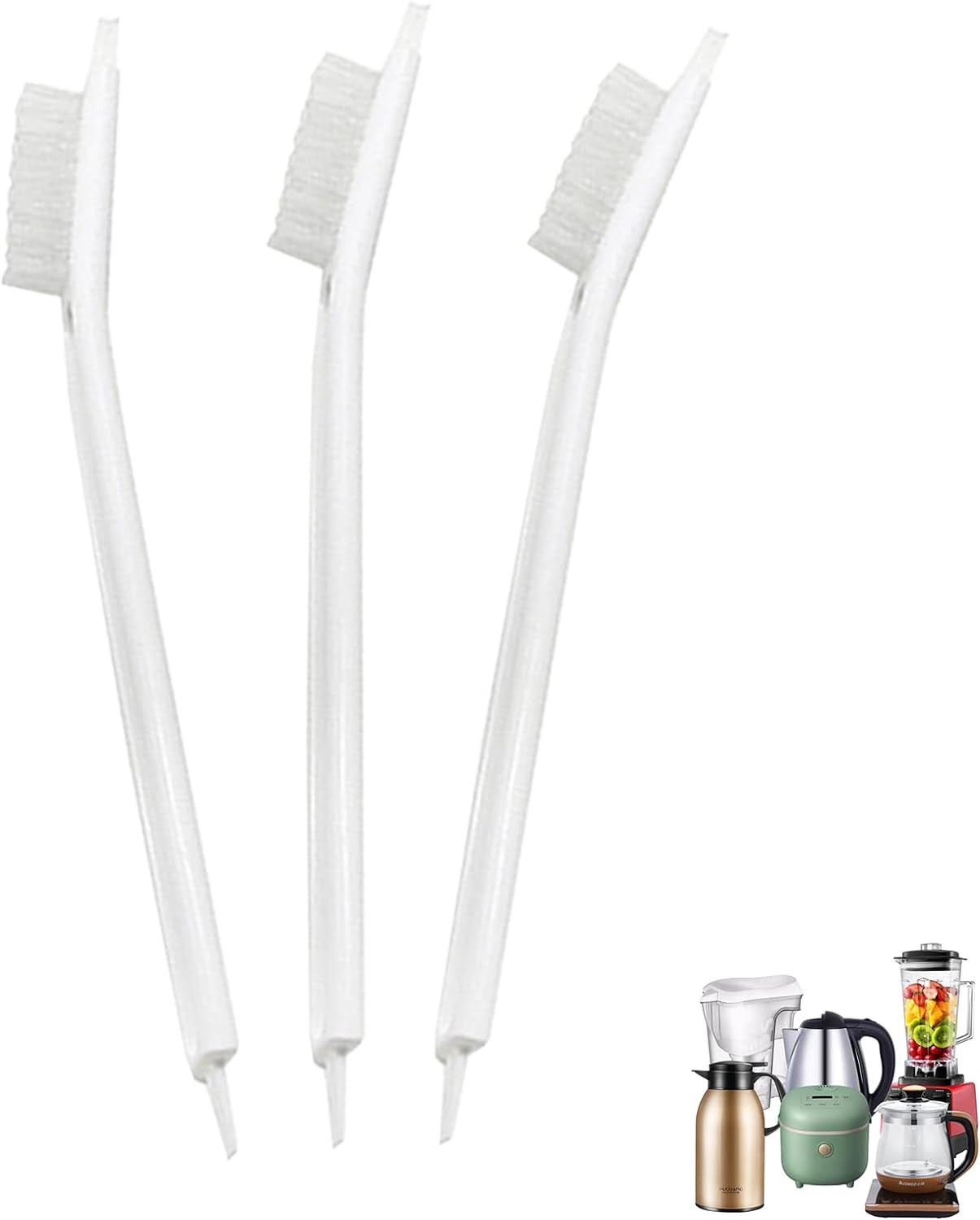 3 PCS Fruit Juicer Machine Clean Brush, Soy Milk Maker Clean Brush, Crevice