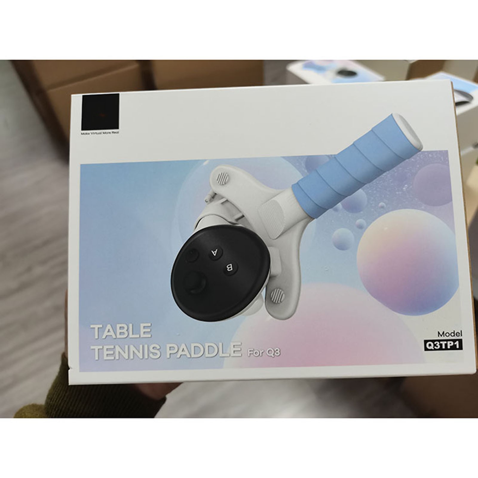 1pc VR Controller Table Tennis Paddle Accessories For Quest 3/3S