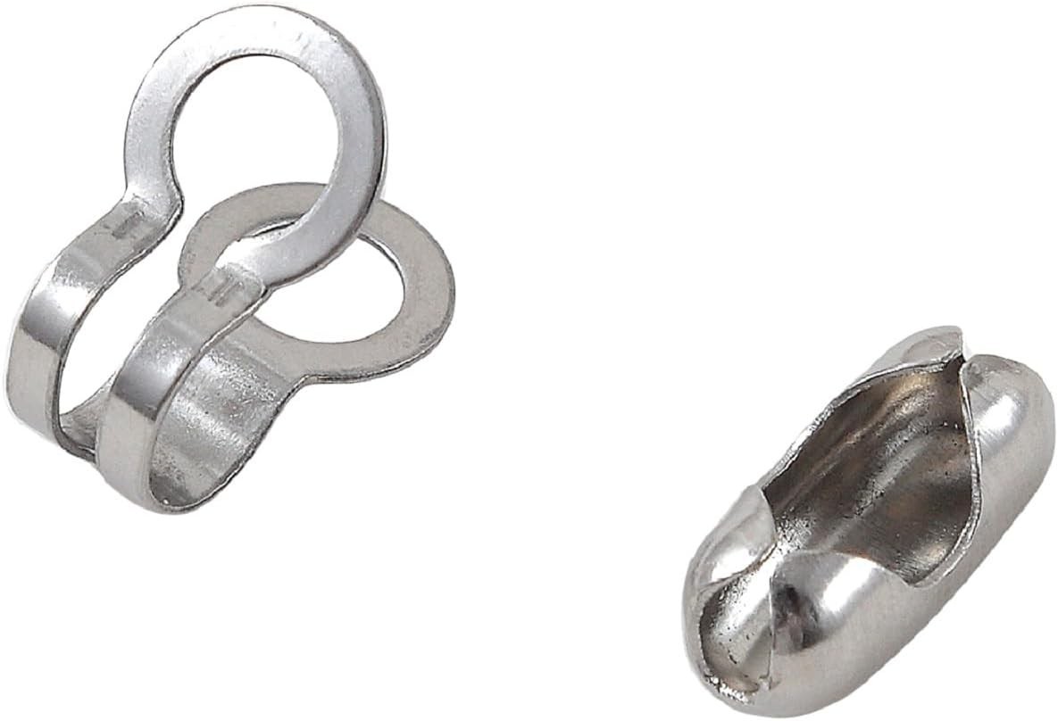 Lightweight 120 Inch Ceiling Fan Pull Chain - Beaded Stainless Steel Design