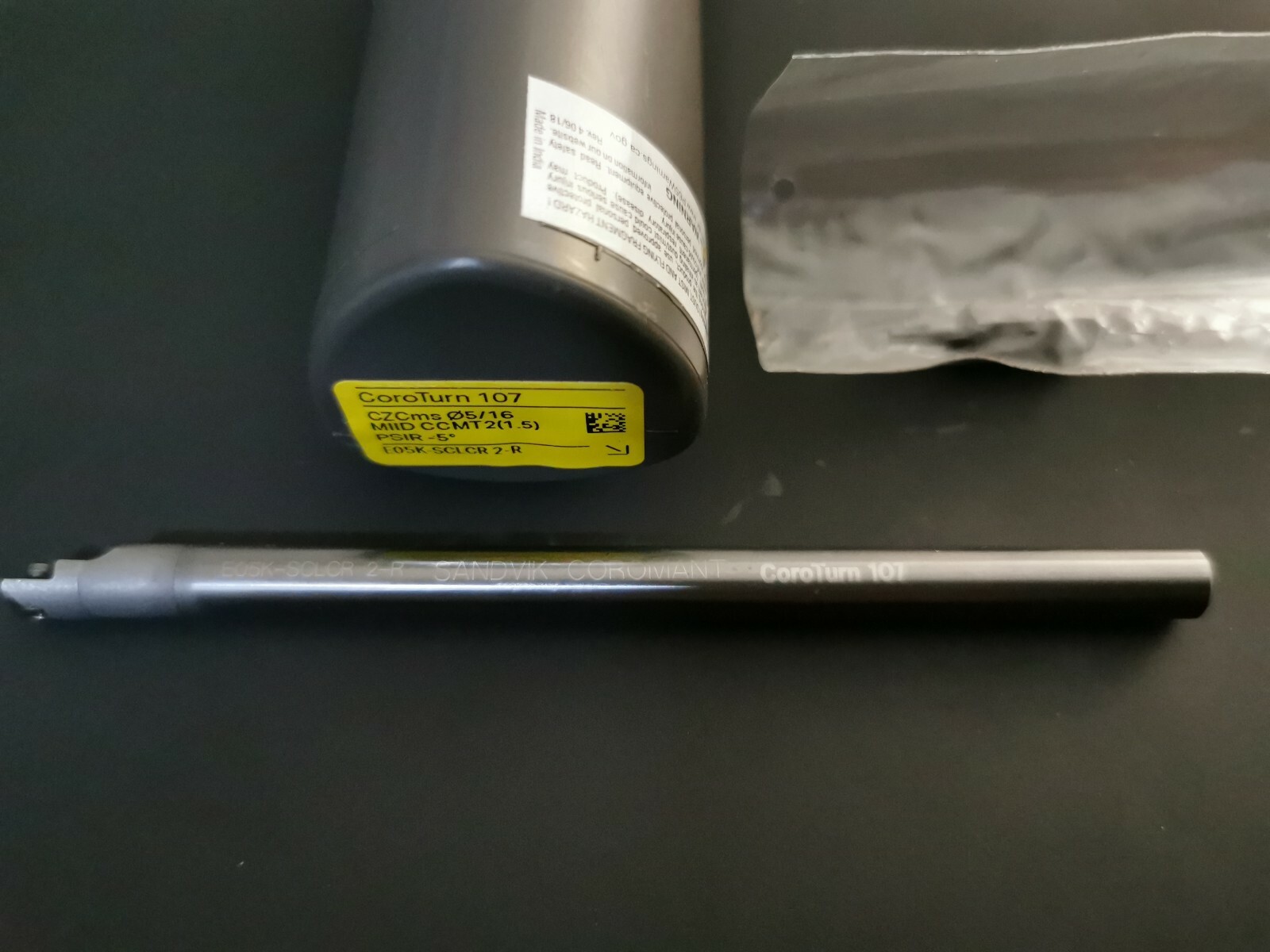 E05K-SCLCR 2-R SANDVIK  Right Hand, 5/16" CARBIDE Shank Diameter 5" Length
