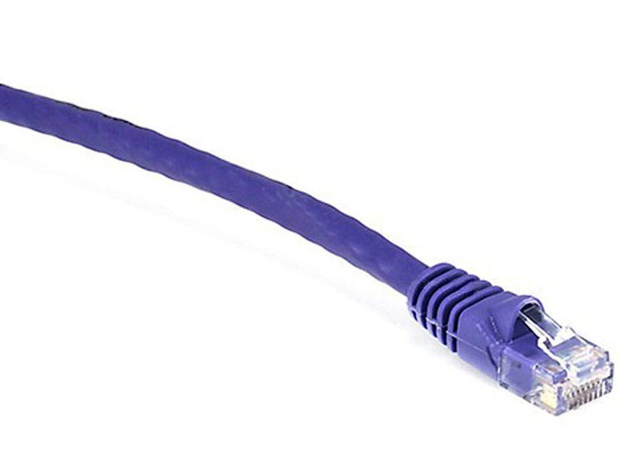 25FT CAT6 Ethernet Patch Cable Purple  RJ45 550Mhz UTP 7.5M