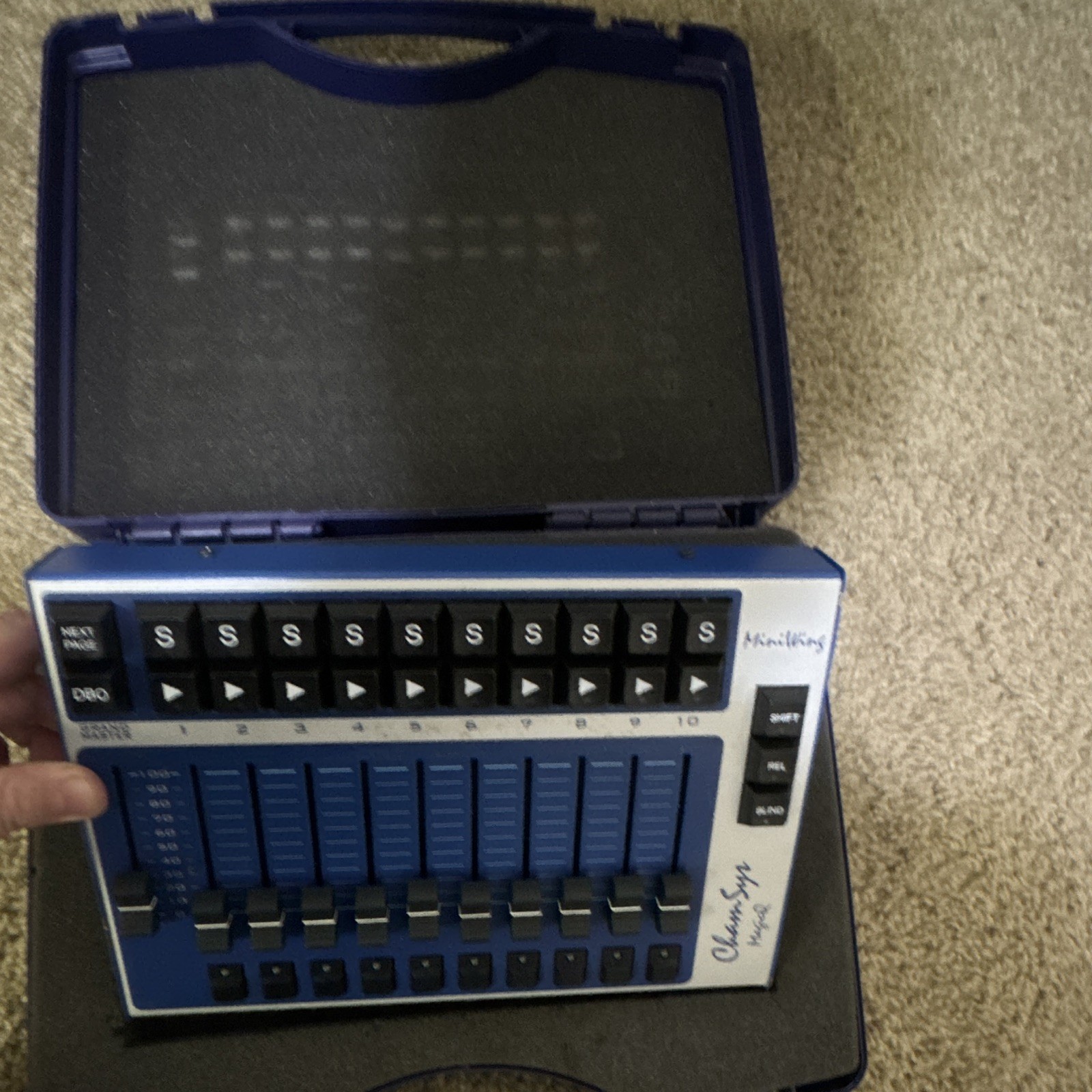 ChamSys MagicQ Mini Wing DMX Lighting Controller, USB Interface, Case