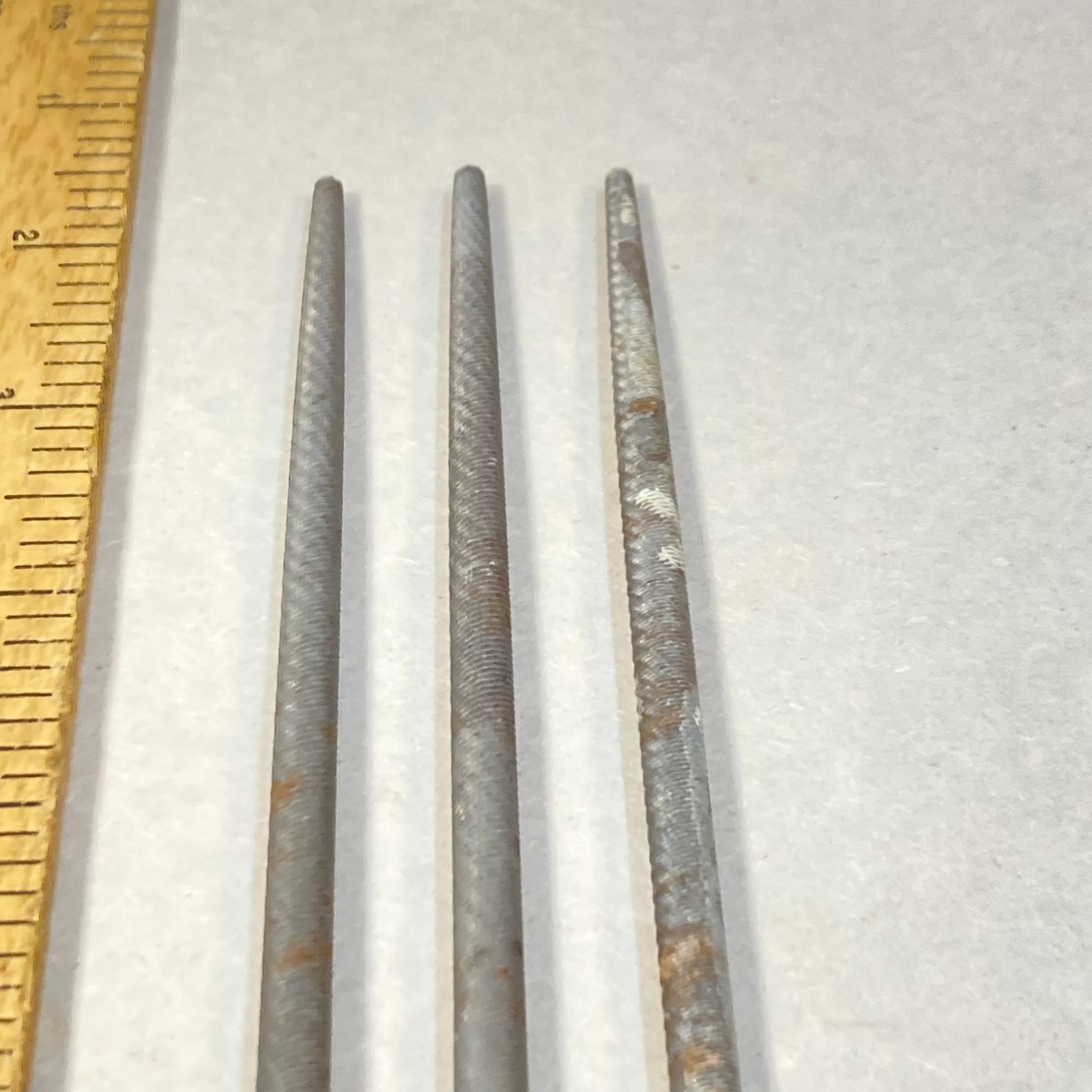 Nicholson 6" Round Files 4 Pc USA