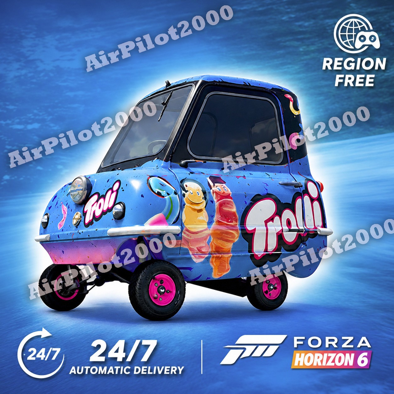 Forza Horizon 6 Peel P50 Trolli Edition DLC Rare Car Xbox PC GLOBAL Pack