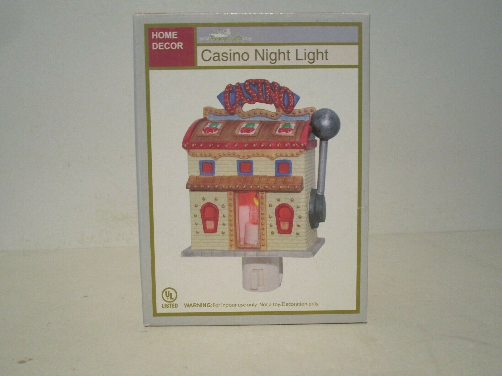 Forever Gifts Home Decor Casino Night Light #936