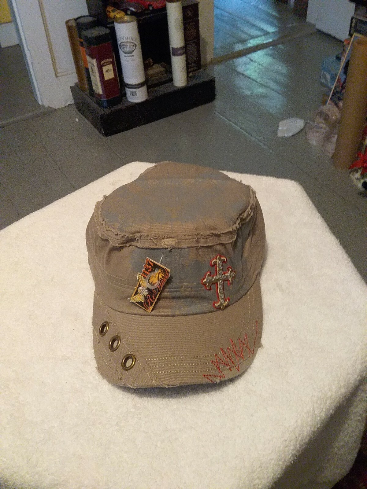 A Brand New Distressed One Size Fits All Hat