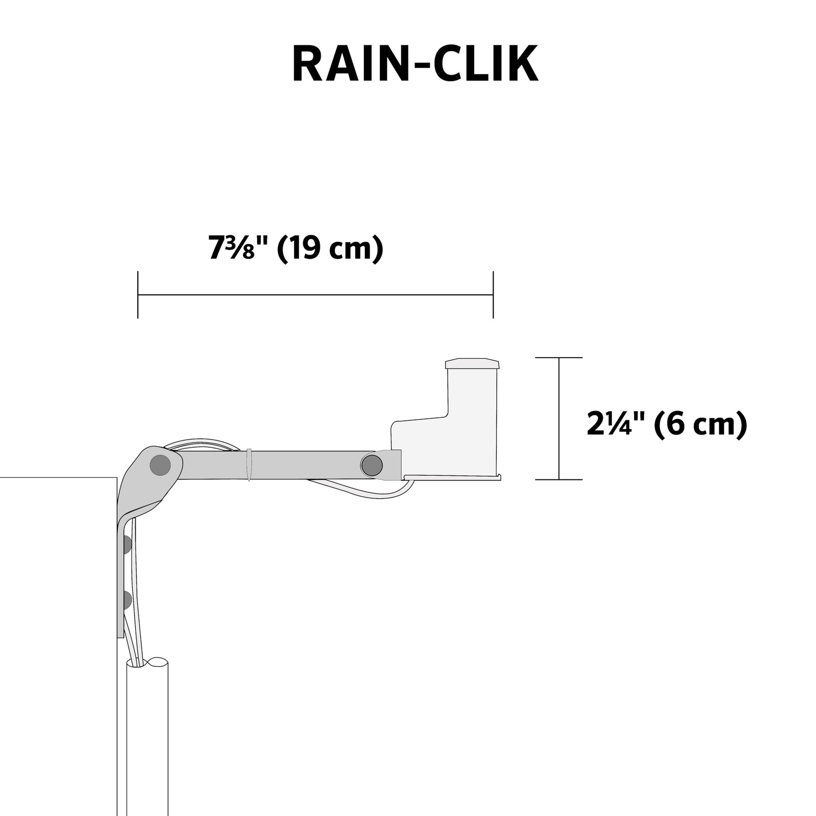 Hunter Industries Hunter Rain Clik Rclik Wired Rain Sensor Quick Response