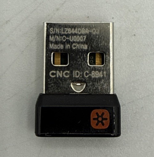 Logitech Unifying USB Wireless Receiver for Keyboard & Mice M/N: C-U0007